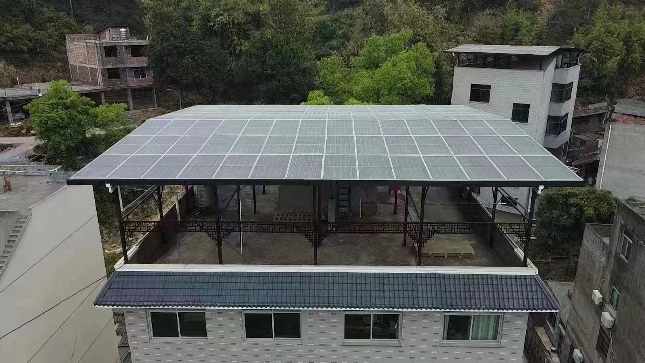 余姚15kw+10kwh自建别墅家庭光伏储能系统